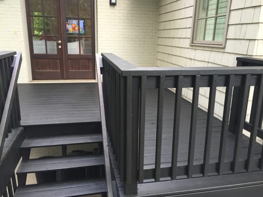 Deck stain application precision in Birmingham, AL