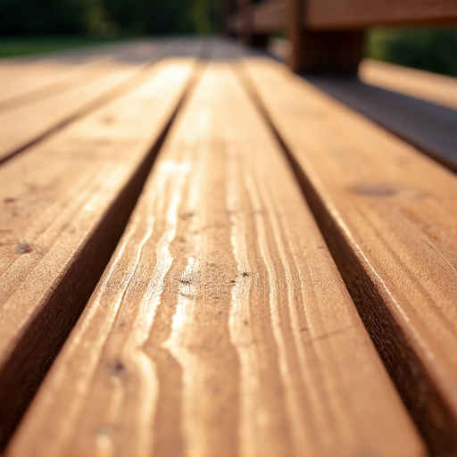 Deck in Cahaba Heights after professional staining