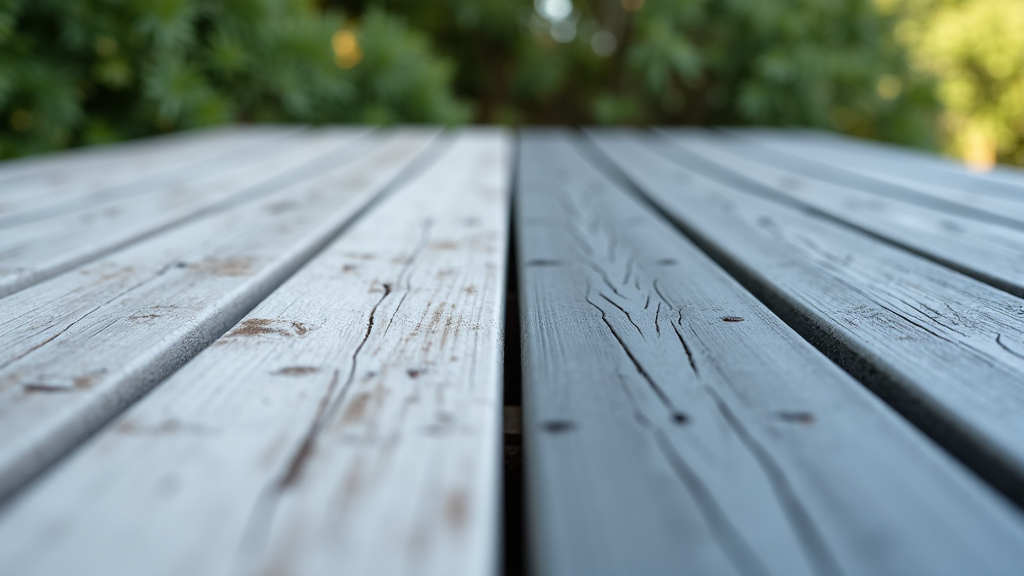 Deck stained with solid color opaque finish for enhanced durability and aesthetics. Professional deck staining service transforming an old deck into a vibrant outdoor living space, ideal for Birmingham homes.